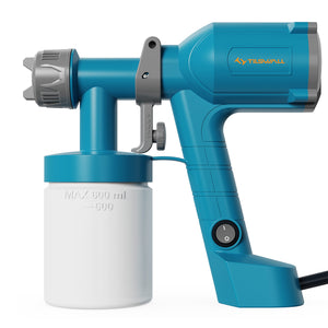 Tilswall Pulverizador de Pintura Ultraligera con Tanque Desmontable De 600ml