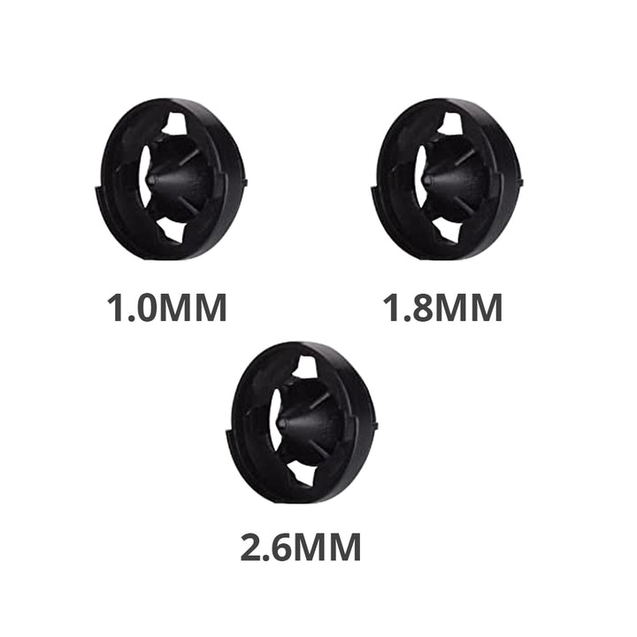 Kit de reemplazo de boquilla de pistola de pulverización de puntas de 1,0/1,8/2,6 mm