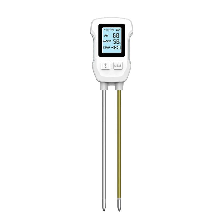 Tilswall Medidor Digital de Suelo 3 en 1 –– pH, Temperatura y Humedad para Plantas